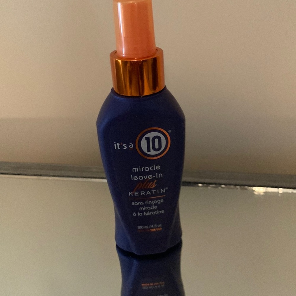 It’s a 10 miracle leave in plus keratin 4 oz NEW UNUSED